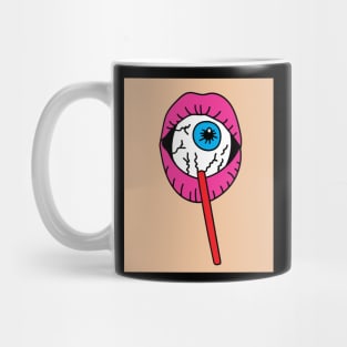 Creepy Eye To Eat Halloween Mug